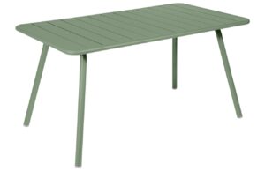Kaktusově zelen&yacute; kovov&yacute; stůl Fermob Luxembourg 143 x 80 cm