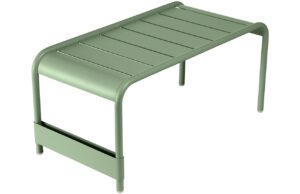 Kaktusově zelen&yacute; kovov&yacute; zahradn&iacute; konferenčn&iacute; stolek Fermob Luxembourg 86 x 44 cm