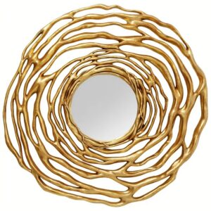 Kare Design Z&aacute;věsn&eacute; zrcadlo Twiggy &Oslash; 121 cm