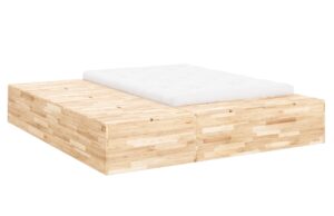 Karup Design Dřevěn&aacute; postel Basement 140 x 200 cm s &uacute;ložn&yacute;m prostorem