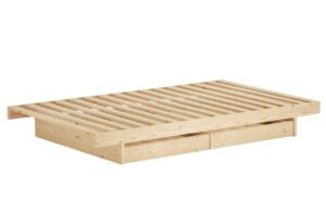 Karup Design Dřevěn&aacute; postel Kanso 90 x 200 cm s &uacute;ložn&yacute;m prostorem