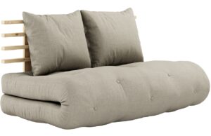 Karup Design Lněn&aacute; rozkl&aacute;dac&iacute; pohovka Shin Sano 140 cm