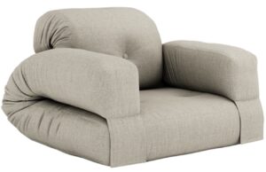 Karup Design Lněn&eacute; rozkl&aacute;dac&iacute; křeslo Hippo