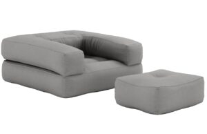 Karup Design Rozkl&aacute;dac&iacute; křeslo Cube s podnožkou