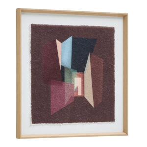 Kave Home Abstraktn&iacute; obraz Veluni 60 x 60 cm