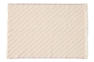 Kave Home B&eacute;žov&aacute; bavlněn&aacute; koupelnov&aacute; předložka Janu 50 x 70 cm
