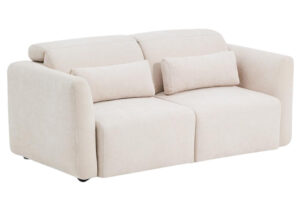 Kave Home B&eacute;žov&aacute; dvoum&iacute;stn&aacute; pohovka Lares 180 cm s elektrick&yacute;m posuvem