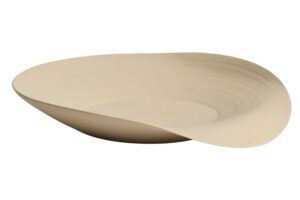 Kave Home B&eacute;žov&aacute; keramick&aacute; dekorativn&iacute; m&iacute;sa Ebenor &Oslash; 40 cm