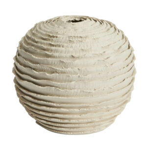 Kave Home B&eacute;žov&aacute; keramick&aacute; v&aacute;za Evania 15