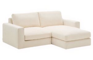 Kave Home B&eacute;žov&aacute; modul&aacute;rn&iacute; rohov&aacute; pohovka Alea 220 cm