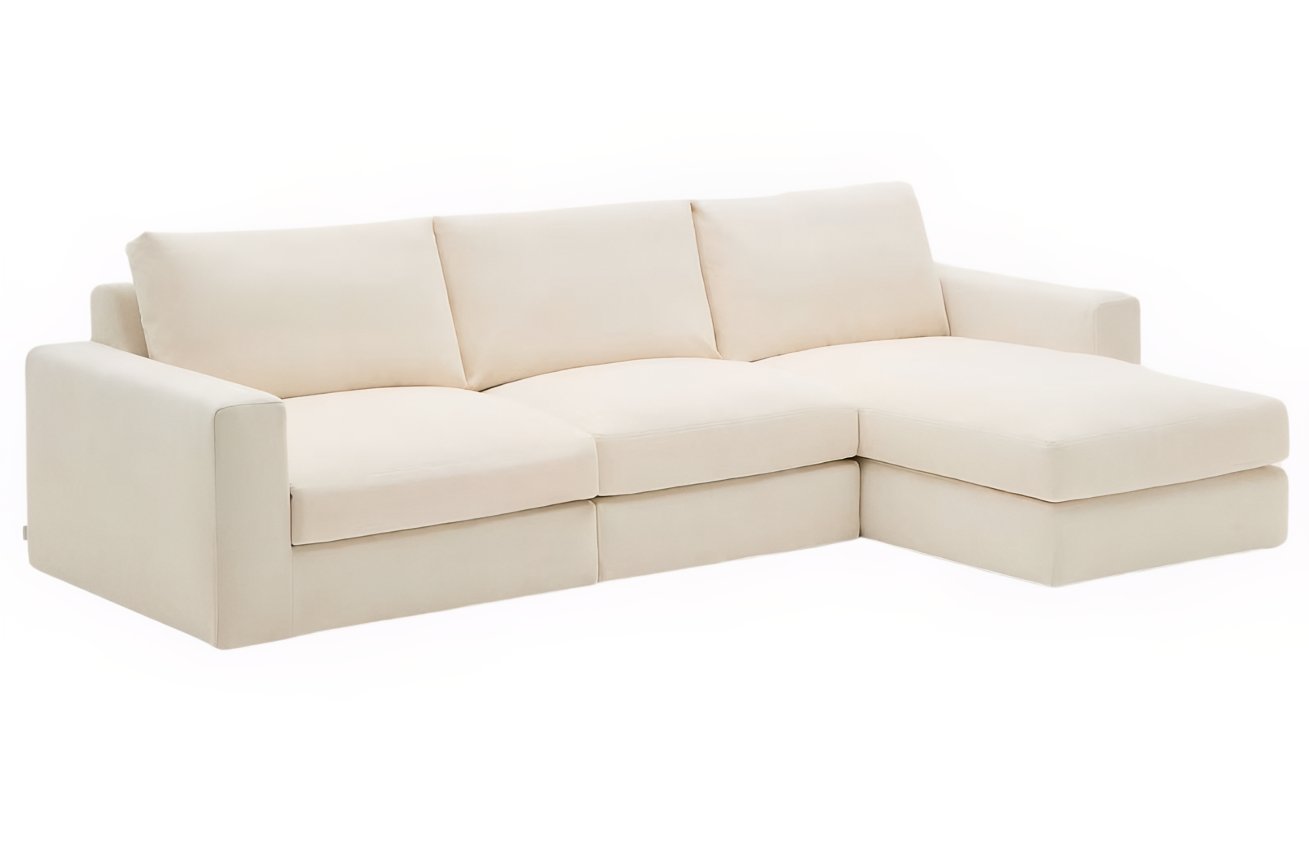 Kave Home Béžová modulární rohová pohovka Alea 310 cm