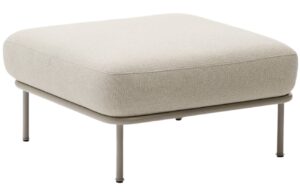 Kave Home B&eacute;žov&aacute; podnožka Aurum 85 x 85 cm