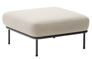 Kave Home B&eacute;žov&aacute; podnožka Aurum II. 85 x 85 cm