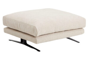 Kave Home B&eacute;žov&aacute; podnožka Veliro 90 x 85 cm