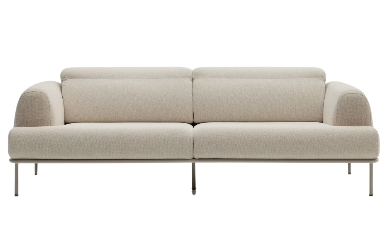 Kave Home Béžová pohovka Aurum 234 cm