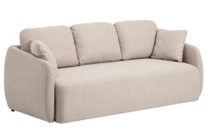 Kave Home B&eacute;žov&aacute; rozkl&aacute;dac&iacute; pohovka Laira 218 cm