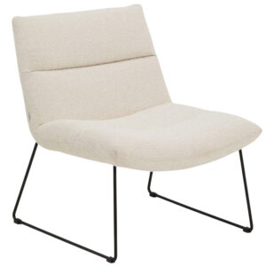 Kave Home B&eacute;žov&eacute; čalouněn&eacute; křeslo Asen