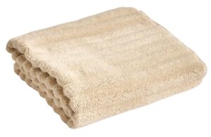 Kave Home B&eacute;žov&yacute; bavlněn&yacute; ručn&iacute;k Navira 50 x 90 cm