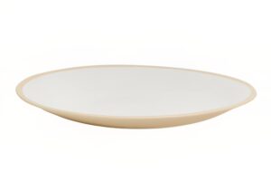 Kave Home B&eacute;žov&yacute; keramick&yacute; dezertn&iacute; tal&iacute;ř Azir 23 cm