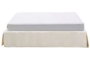 Kave Home B&iacute;l&aacute; dvoulůžkov&aacute; postel Jaira 160 x 200 cm