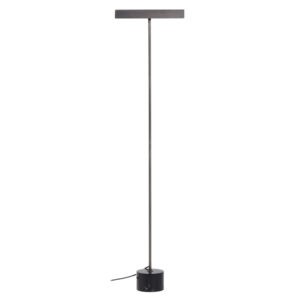 Kave Home Čern&aacute; kovov&aacute; stojac&iacute; lampa Lynor 121 cm