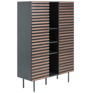 Kave Home Čern&aacute; lakovan&aacute; skř&iacute;ň Kesia 155 x 105 cm