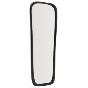 Kave Home Čern&eacute; dřevěn&eacute; z&aacute;věsn&eacute; zrcadlo Alura 158 x 61 cm