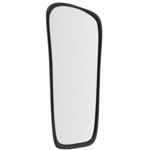Kave Home Čern&eacute; dřevěn&eacute; z&aacute;věsn&eacute; zrcadlo Alura 192 x 94