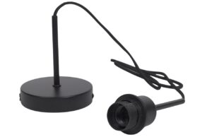 Kave Home Čern&yacute; plastov&yacute; nap&aacute;jec&iacute; kabel Fulvia 1