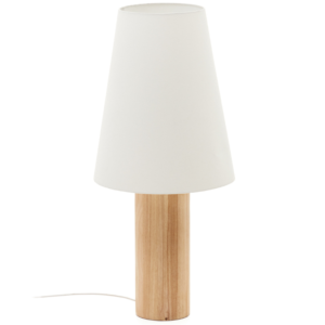 Kave Home Dřevěn&aacute; stojac&iacute; lampa Marga 110 cm