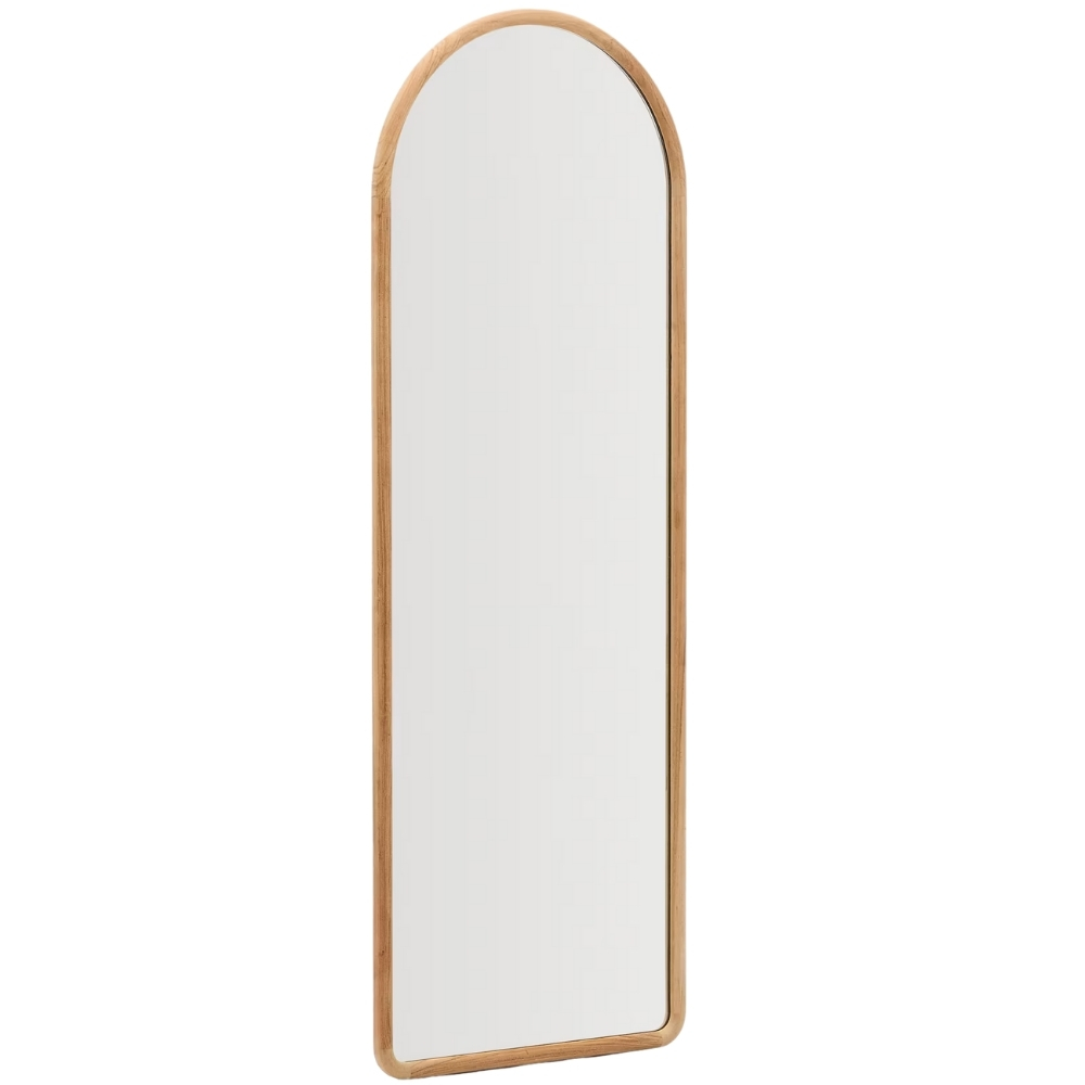 Kave Home Dřevěné zrcadlo Milsa 155 x 55 cm