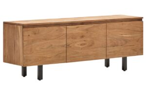 Kave Home Dřevěn&yacute; TV stolek Uxue 150 x 40 cm
