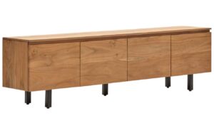 Kave Home Dřevěn&yacute; TV stolek Uxue 200 x 40 cm