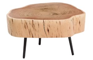 Kave Home Dřevěn&yacute; konferenčn&iacute; stolek Tavine 49 x 47 cm