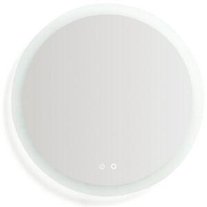 Kave Home Koupelnov&eacute; LED zrcadlo Mervi &Oslash; 60 cm