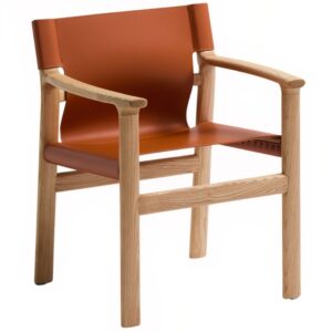 Kave Home Kožen&aacute; j&iacute;deln&iacute; židle Jan