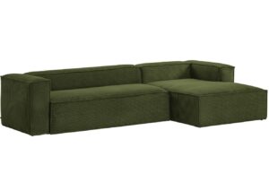 Kave Home Man&scaron;estrov&aacute; rohov&aacute; pohovka Blok 330 cm