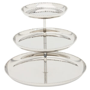 Kave Home Nerezov&yacute; etaž&eacute;r Nirela