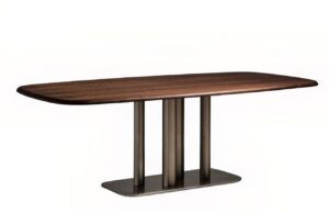 Kave Home Ořechov&yacute; j&iacute;deln&iacute; stůl Melvar 220 x 110 cm