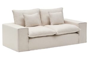 Kave Home Pohovka Anarela 240 cm s odn&iacute;mateln&yacute;m potahem