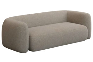 Kave Home &Scaron;ed&aacute; trojm&iacute;stn&aacute; pohovka Martina 246 cm