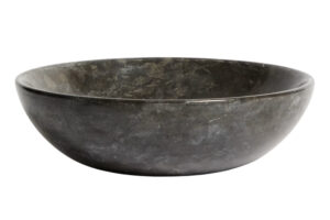 Kave Home &Scaron;ed&eacute; mramorov&eacute; umyvadlo na desku Darnen 40 cm