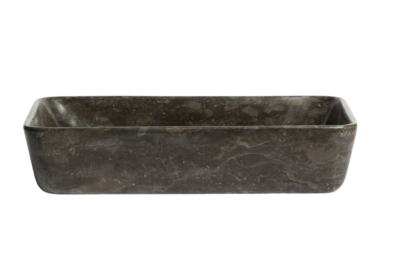 Kave Home Šedé mramorové umyvadlo na desku Darnen 55 x 35 cm