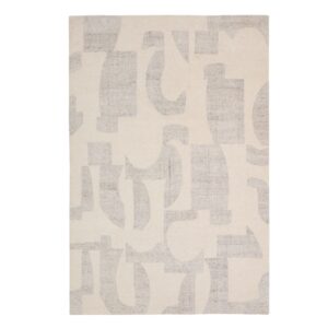 Kave Home &Scaron;ed&yacute; vlněn&yacute; koberec Norela 200 x 300 cm