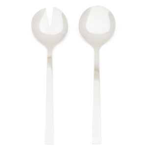 Kave Home Set dvou nerezov&yacute;ch př&iacute;borů na sal&aacute;t Nirela