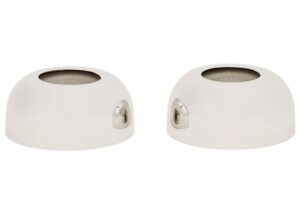 Kave Home Set dvou nerezov&yacute;ch stoj&aacute;nků na vejce Nirela