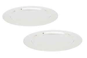 Kave Home Set dvou nerezov&yacute;ch tal&iacute;řů Nirela 33 cm