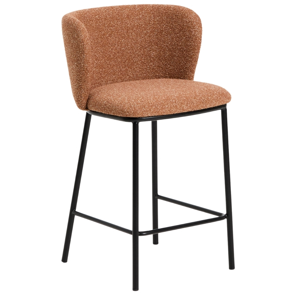 Kave Home Terakotová barová židle Ciselia 65 cm
