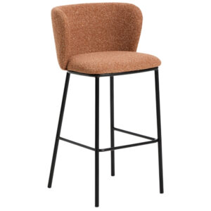 Kave Home Terakotov&aacute; barov&aacute; židle Ciselia 75 cm