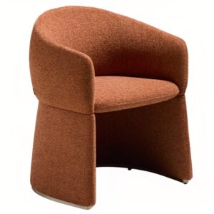 Kave Home Terakotově červen&aacute; j&iacute;deln&iacute; židle Bosca